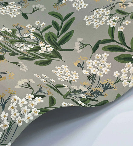 Cornflower Wallpaper - Grey