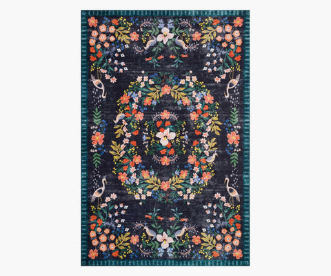 Palais Luxembourg Printed Rug - Navy
