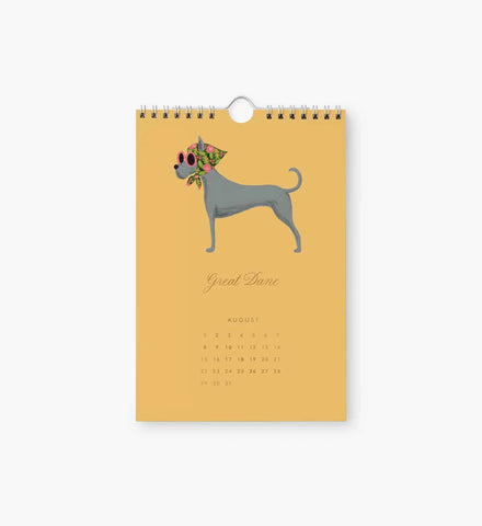 2027 Kitchen Calendar - Dog of the Month