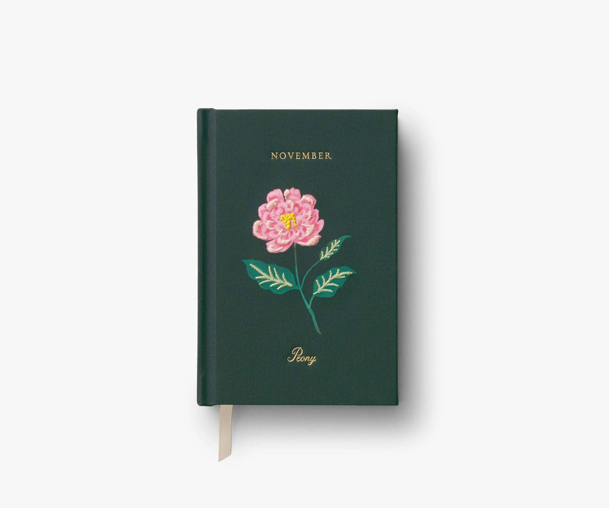 Birth Month Mini Embroidered Journal - November
