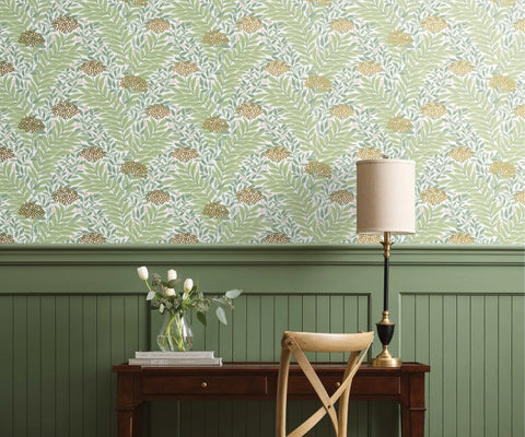 Highgrove Wallpaper Sample - White