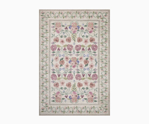 Rosa Power Loomed Rug - Ivory