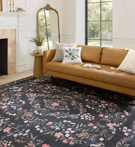 Maison Tuileries Power Loomed Rug - Black