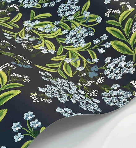 Cornflower Wallpaper - Navy