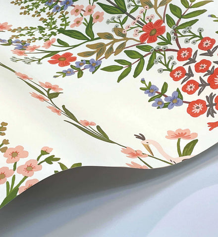 Luxembourg Wallpaper - White Multi