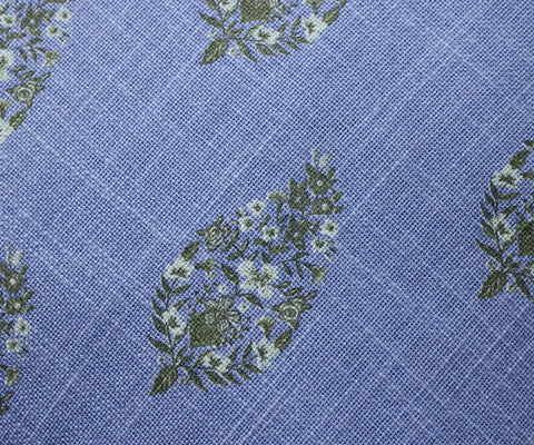 Paisley Pillow - Blue