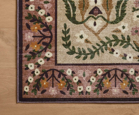 Canopy Edie Printed Rug - Aubergine