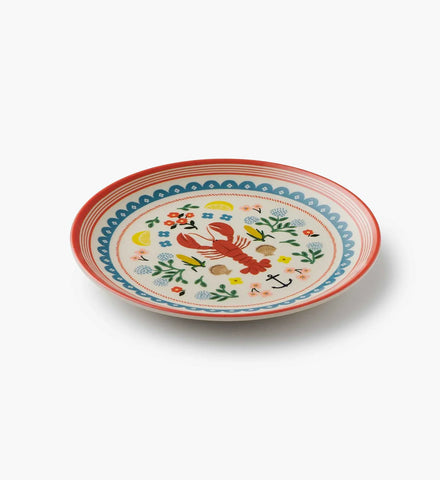 Melamine Assorted Dessert Plates - Seaside