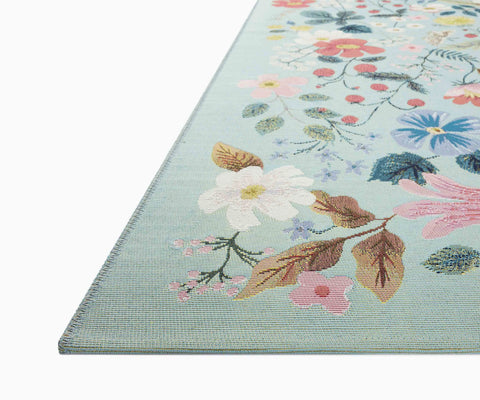 Perennial Strawberry Fields Power Loomed Rug - Mint