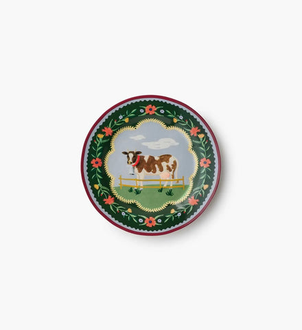 Porcelain Dessert Plate Set - Home Sweet Home