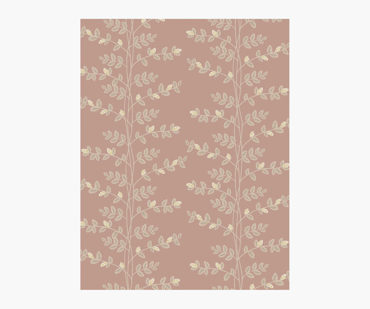 Climbing Vines Wallpaper Sample - Rose