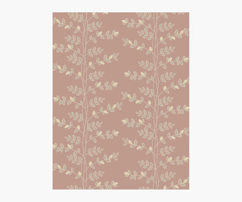 Climbing Vines Wallpaper Sample - Rose