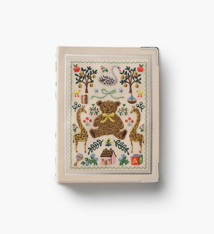 Embroidered Small Photo Album - Storybook