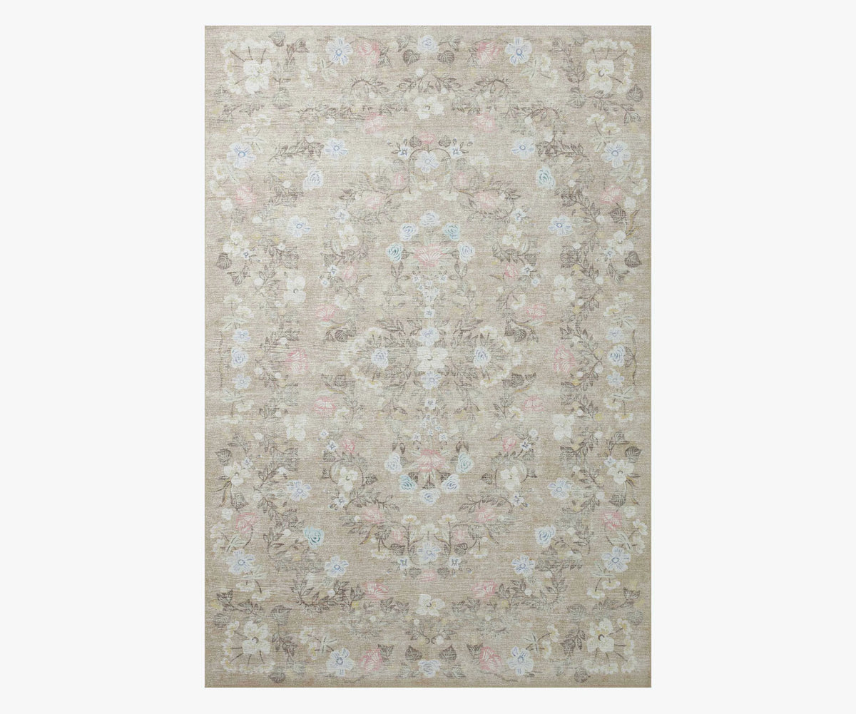 Palais Windsor Printed Rug - Khaki