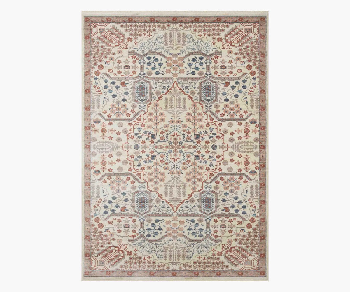 Holland Isa Power-Loomed Rug - Rust