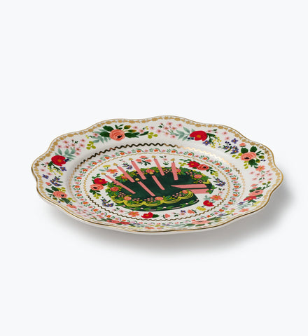 Celebration Plate - Floral Cake