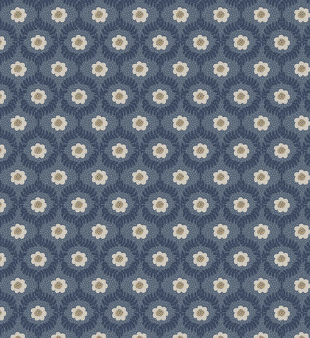 Emma Wallpaper - Navy