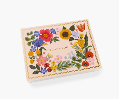 Blossom Thank You Card - Single Card