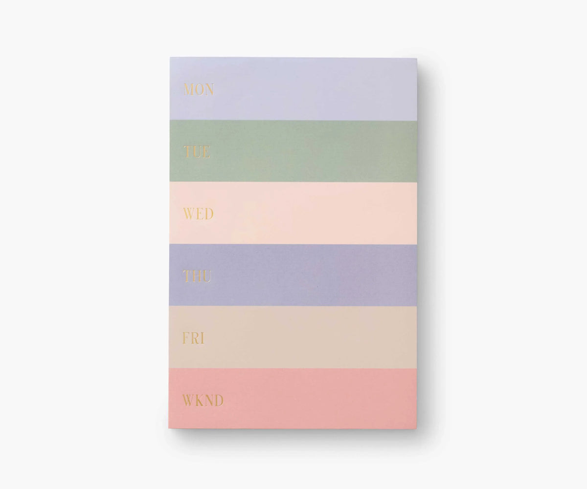 Large Memo Notepad - Muted Colorblock