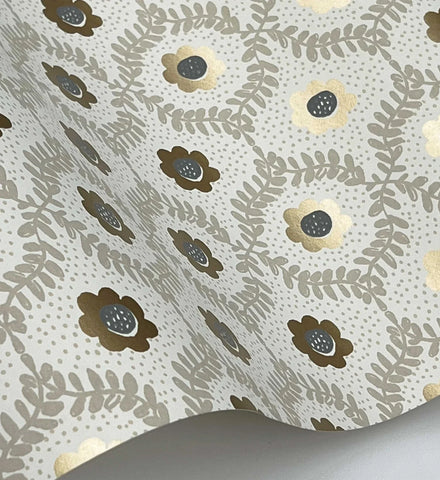 Emma Wallpaper - Linen