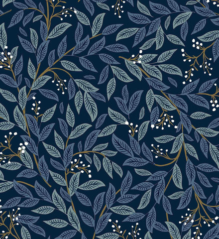 Willowberry Peel & Stick Wallpaper - Navy