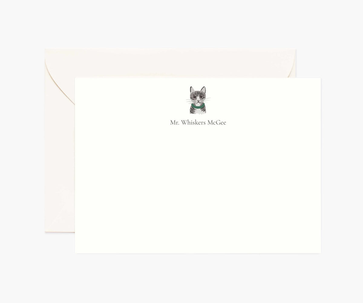 Pets Personalized Stationery - Cat 5