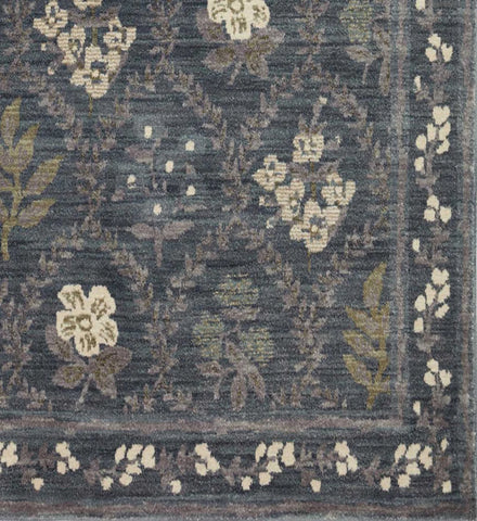 Fiore Hawthorne Power Loomed Rug - Navy