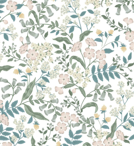 Sweetbrier Peel & Stick Wallpaper - Blush