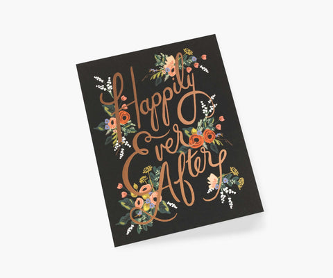 Eternal Happily Ever After Wedding Card - Single Card