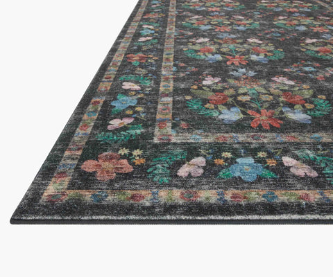 Courtyard Seville Printed Rug - Charcoal