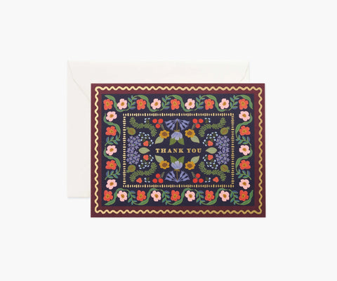 Delphine Thank You Card - Single Card