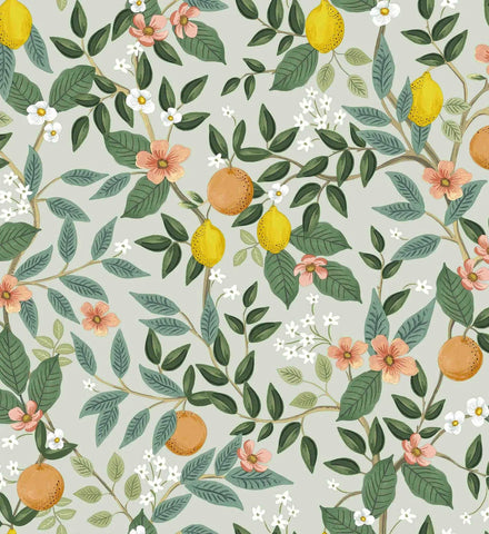 Citrus Grove Peel & Stick Wallpaper - Mint