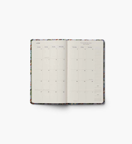 2027 12-Month Hardcover Pocket Planner - Paisley