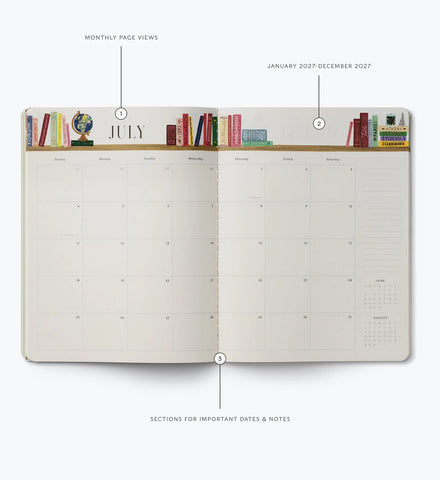 2027 12-Month Appointment Notebook - Ladies Night Book Club