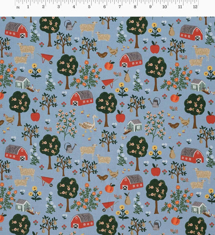 Farmhouse Cotton Fabric - Slate