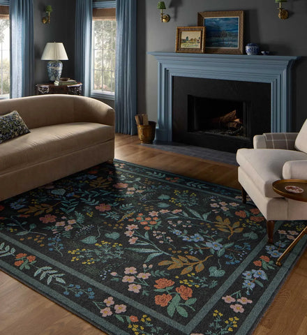 Wildwood Printed Rug - Wildwood Charcoal