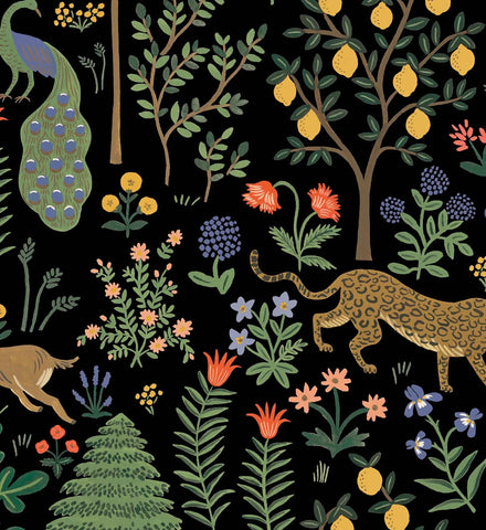 Menagerie Peel & Stick Wallpaper - Black