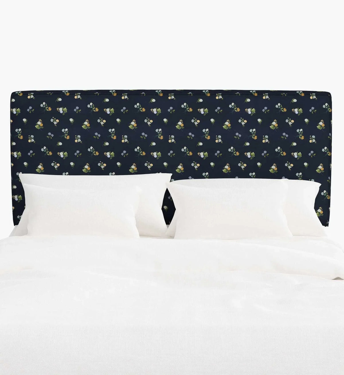 Elly Headboard - Ditsy Dahlia Navy
