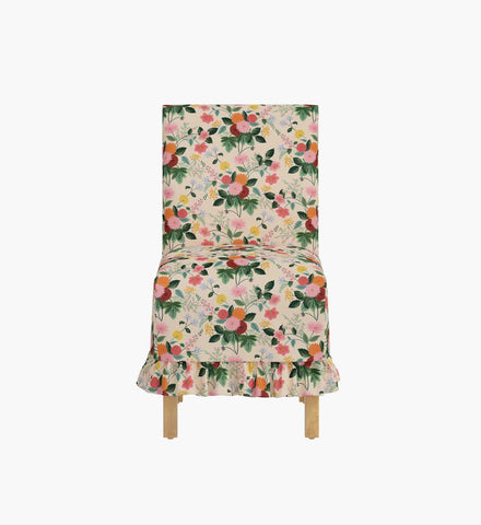 Louise Slipcover Dining Chair - Dahlia