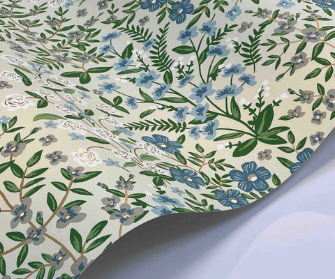 Wildwood Garden Wallpaper Sample - Linen