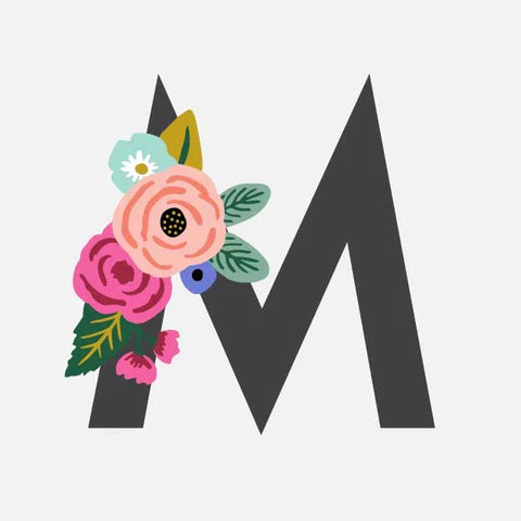 Monogram Personalized Stationery - M