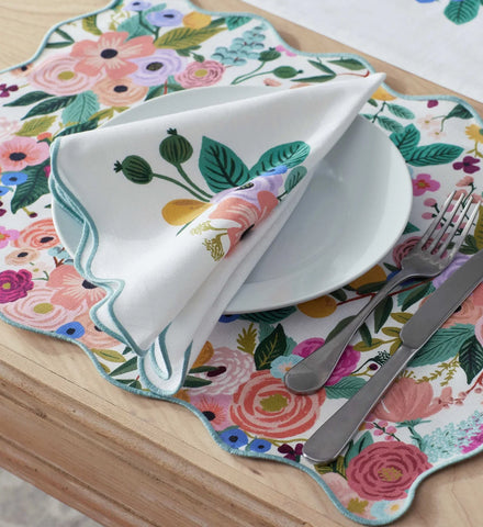 Cotton Placemats - Garden Party