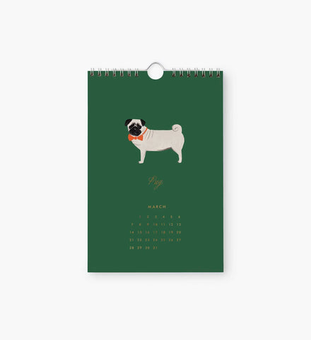 2027 Kitchen Calendar - Dog of the Month