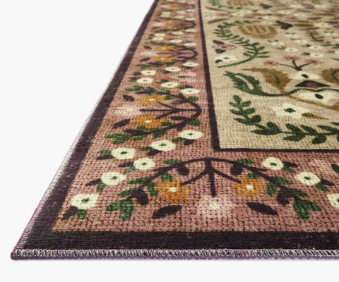 Canopy Edie Printed Rug - Aubergine