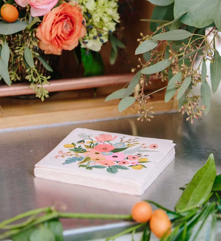 Paper Cocktail Napkins - Garden Party