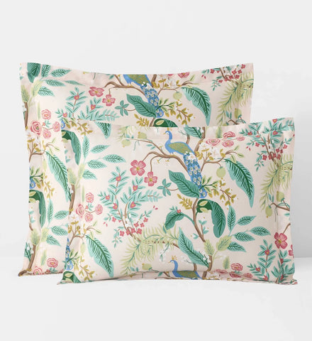 Sateen Sham - Peacock Blush