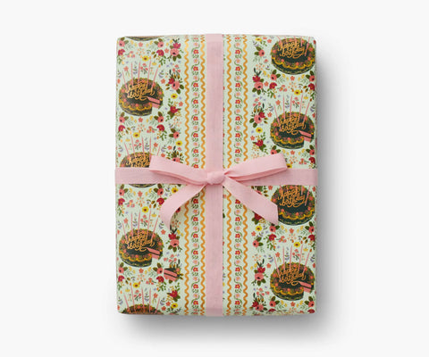 Wrapping Roll - Floral Cake