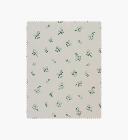 Ditsy Hydrangea Cotton Fabric - Cream