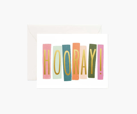 Hooray! Congrats Card - Single Card