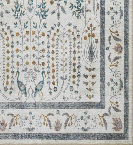 Maison Wisteria Power Loomed Rug - Cream